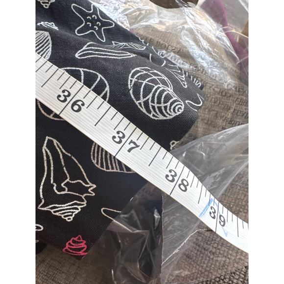 Modcloth Seashore Spectacular Linen Midi Dress Cutout Black Seashell Sz 6 NWT - Picture 10 of 11